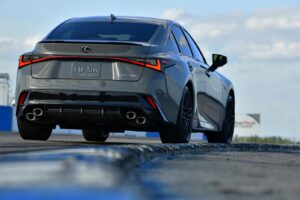 2022 Lexus IS 500 F Sport Performance Launch Edition - on track rear