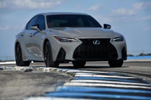 2022 Lexus IS 500 F Sport Performance Launch Edition - on track