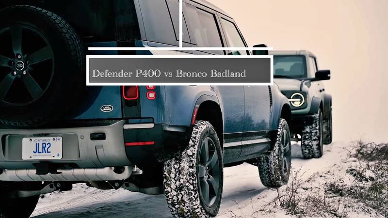 Tug Of War: Ford Bronco Badlands vs Land Rover Defender - image 1042648