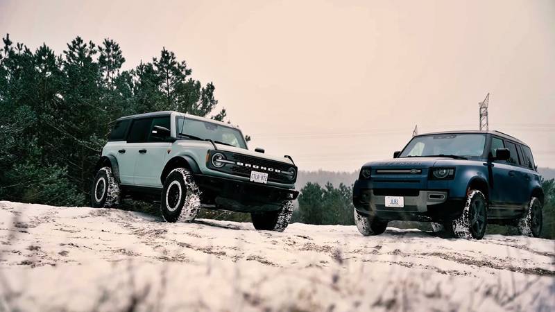 Tug Of War: Ford Bronco Badlands vs Land Rover Defender - image 1042645